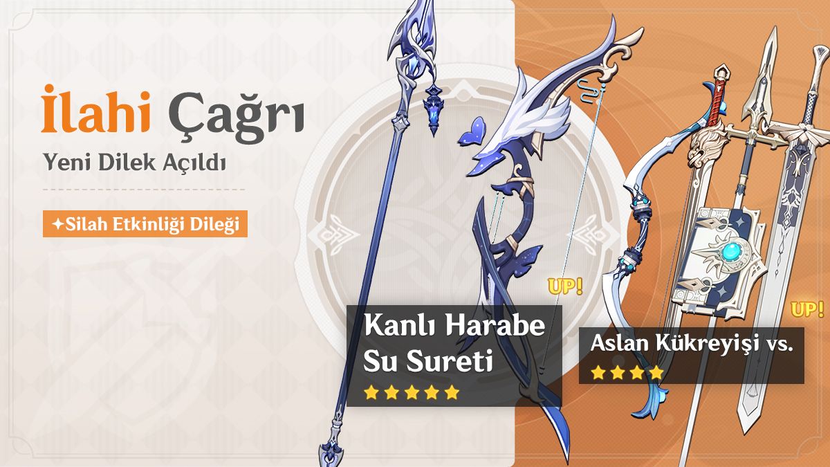 Genshin Impact Flins Yelan Silah Banner