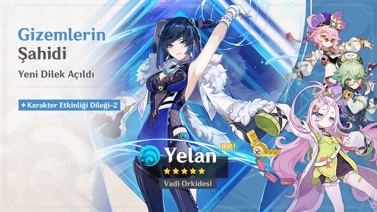 Genshin Impact Yelan Karakter Banner